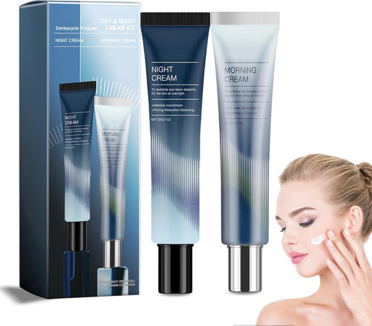 Kit Crema Hidratante de Día y Noche con Extracto de Centella Asiática 🌙☀️🌿